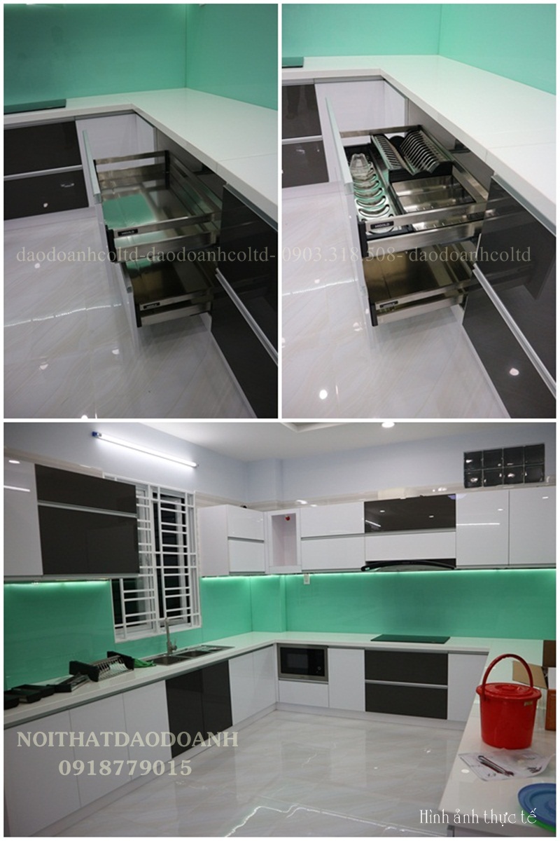 Nội thất phòng bếp nhà C Thanh, Quận Bình Tân 