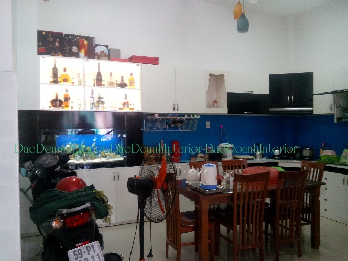Hình ảnh thực tế tủ bếp nhà Cô Lộc -Quận Bình Tân 